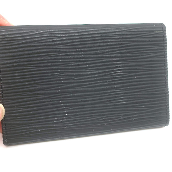 Louis Vuitton Epi Leather Multicles 6 Key Holder Case Black