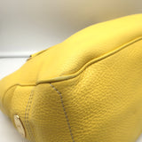 Celine Boogie Bag Yellow Grained Leather
