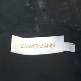 Zimmermann Dancer Lace Puff Sleeve Blouse Black Size 2