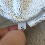 Ulla Johnson Puff Sleeve Sweatshirt Philo Heather Gray Cotton Size Small