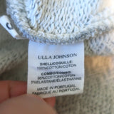 Ulla Johnson Puff Sleeve Sweatshirt Philo Heather Gray Cotton Size Small