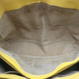 Celine Boogie Bag Yellow Grained Leather