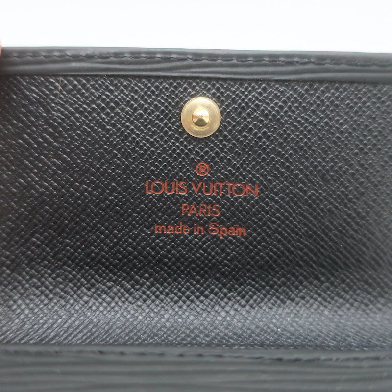 Louis Vuitton Epi Leather Multicles 6 Key Holder Case Black