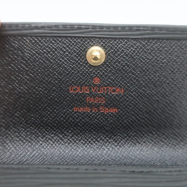 Louis Vuitton Epi Leather Multicles 6 Key Holder Case Black