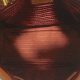 Prada Vitello Daino Two-Way Tote Brown Leather Large Shoulder Bag