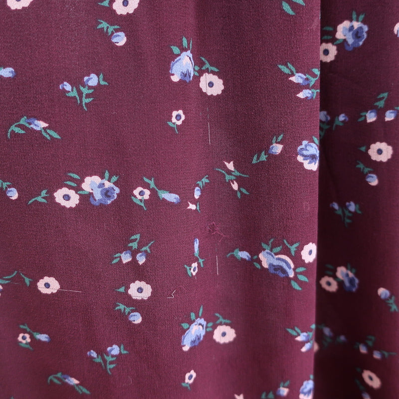 Ulla Johnson Sleeveless Midi Dress Leena Bordeaux Embroidered Chiffon Size 0