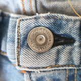 Moussy Tyrone Skinny Jeans Light Blue Stretch Denim Size 23