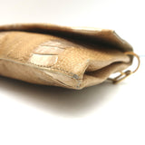 Gucci Snakeskin Chain Strap Mini Evening Bag Beige/Gold
