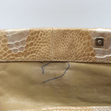 Gucci Snakeskin Chain Strap Mini Evening Bag Beige/Gold