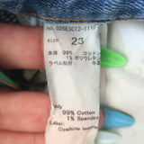 Moussy Tyrone Skinny Jeans Light Blue Stretch Denim Size 23