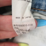 Moussy Tyrone Skinny Jeans Light Blue Stretch Denim Size 23