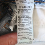 Moussy Tyrone Skinny Jeans Light Blue Stretch Denim Size 23