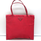 Prada Nylon Mini Tote Bag Red