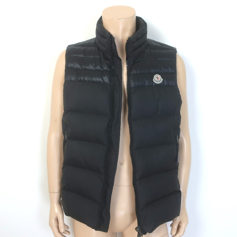 Moncler Dupres Quilted Down Puffer Vest Black Size 4