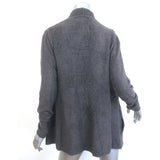 Barefoot Dreams CozyChic Lite Coastal Cardigan Carbon Gray Size Medium NEW