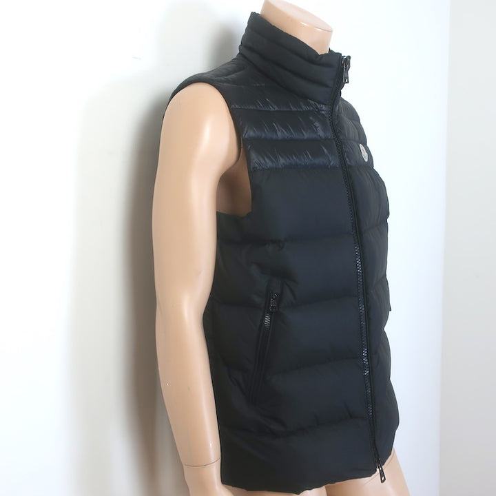 Moncler Dupres Quilted Down Puffer Vest Black Size 4
