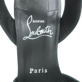 Christian Louboutin Super Mariza 130 Platform Espadrille Sandals Black Size 37