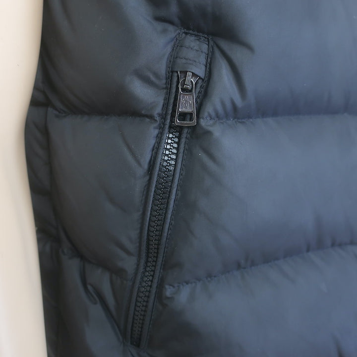 Moncler Dupres Quilted Down Puffer Vest Black Size 4