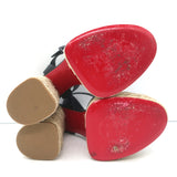 Christian Louboutin Super Mariza 130 Platform Espadrille Sandals Black Size 37