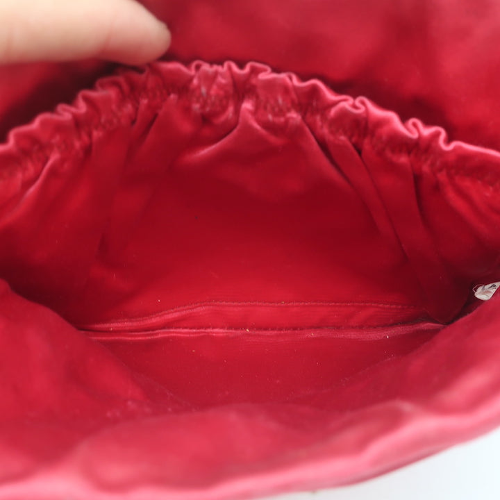 Prada Nylon Mini Tote Bag Red