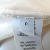 Ulla Johnson Ruffled Midi Dress Dorothea Cream Shibori Print Silk Size 0