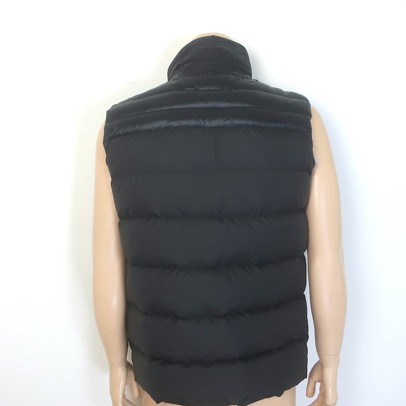 Moncler Dupres Quilted Down Puffer Vest Black Size 4