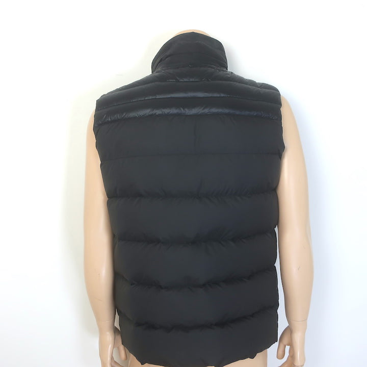 Moncler Dupres Quilted Down Puffer Vest Black Size 4