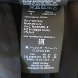 Max Mara Karub Wide Leg Tuxedo Pants Black Stretch Wool Size US 8