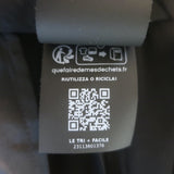 Max Mara Karub Wide Leg Tuxedo Pants Black Stretch Wool Size US 8