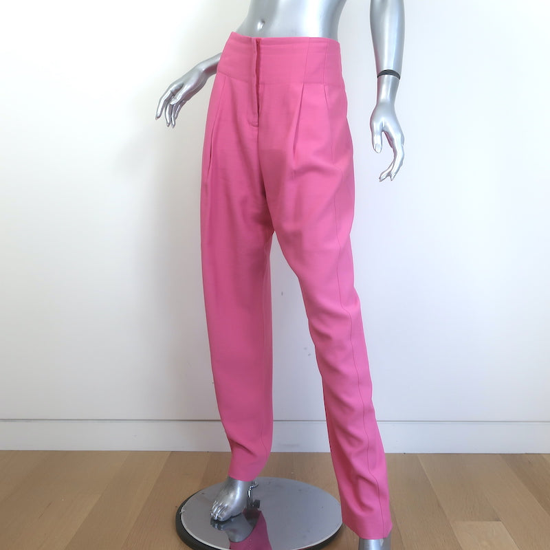 The Sei Three-Piece Suit Pink Size 4 Cropped Blazer Draped Top &amp; Trouser Set