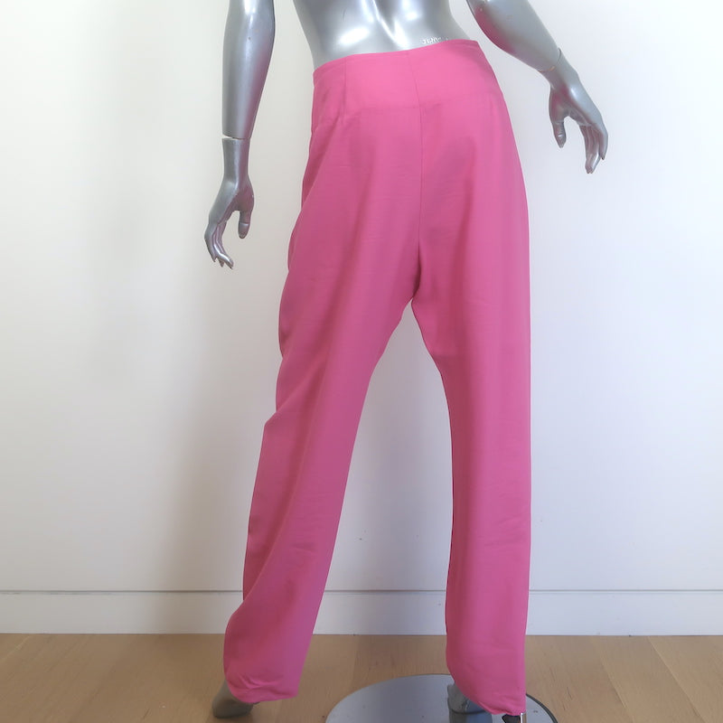 The Sei Three-Piece Suit Pink Size 4 Cropped Blazer Draped Top &amp; Trouser Set