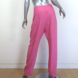The Sei Three-Piece Suit Pink Size 4 Cropped Blazer Draped Top & Trouser Set