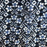 Ulla Johnson Sleeveless Midi Dress Cowrie Navy Printed Smocked Silk Size 2