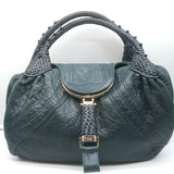 Fendi Spy Bag Dark Teal Leather