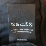 Isabel Marant Ruffled Tank Top Ouda Black Lace-Trim Ramie Size 40