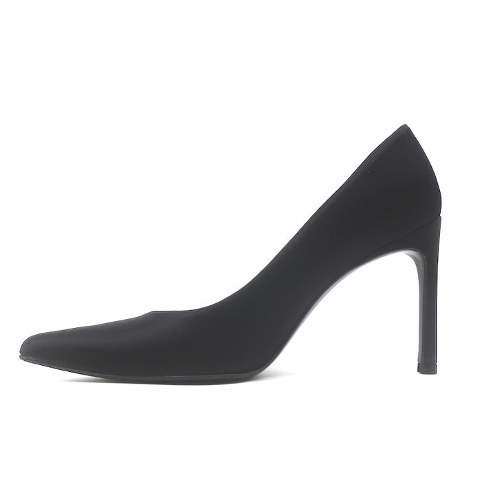 Stuart Weitzman Satin Pointed Toe Pumps Black Size 7
