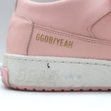 Golden Goose Yeah Low Top Sneakers Pink Leather Size 37