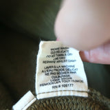 Ulla Johnson Puff Sleeve Sweatshirt Philo Olive Cotton Size Small