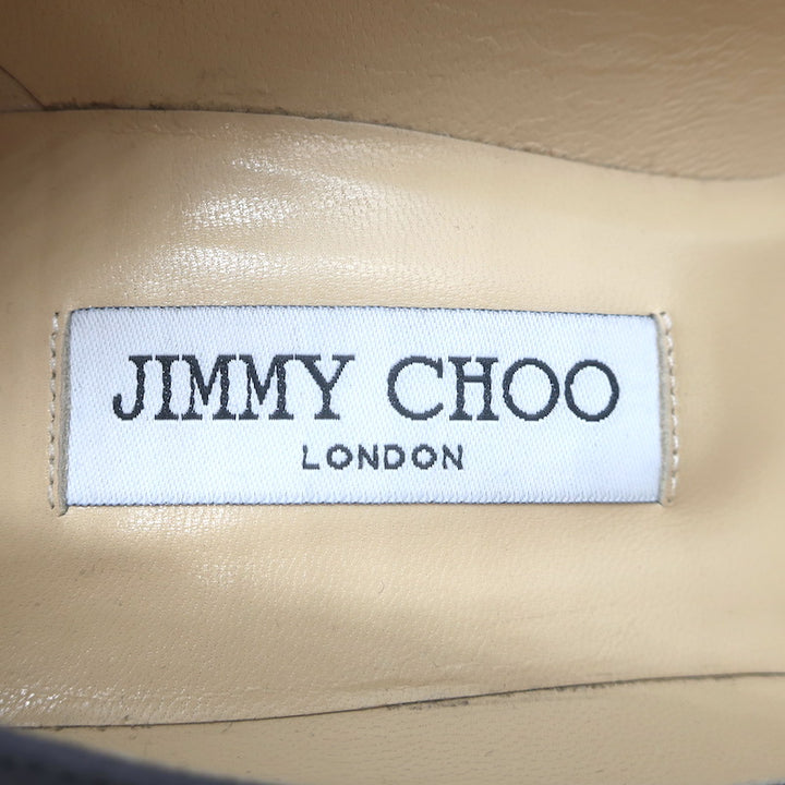 Jimmy Choo Laria Almond Toe Pumps Dusk Gray Suede Size 39 NEW