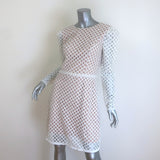 Dress the Population Collins Sequined Tulle Dress White Size Medium NEW