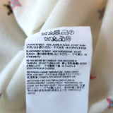 Saint Laurent Star Print Shirt Ivory Lightweight Wool Size 34 Short Sleeve Top