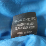 Isabel Marant Etoile One-Shoulder Mini Dress Esther Blue Printed Cotton Size 36