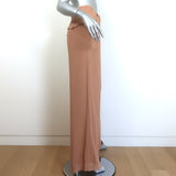 Ulla Johnson Henrik Wide Leg Pants Fawn Beige Crepe Size 4