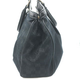 Gucci Sukey Medium Tote Black GG Canvas Shoulder Bag