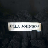 Ulla Johnson Tank Top Lea Black Swiss Dot Cotton Size 0 Sleeveless Blouse