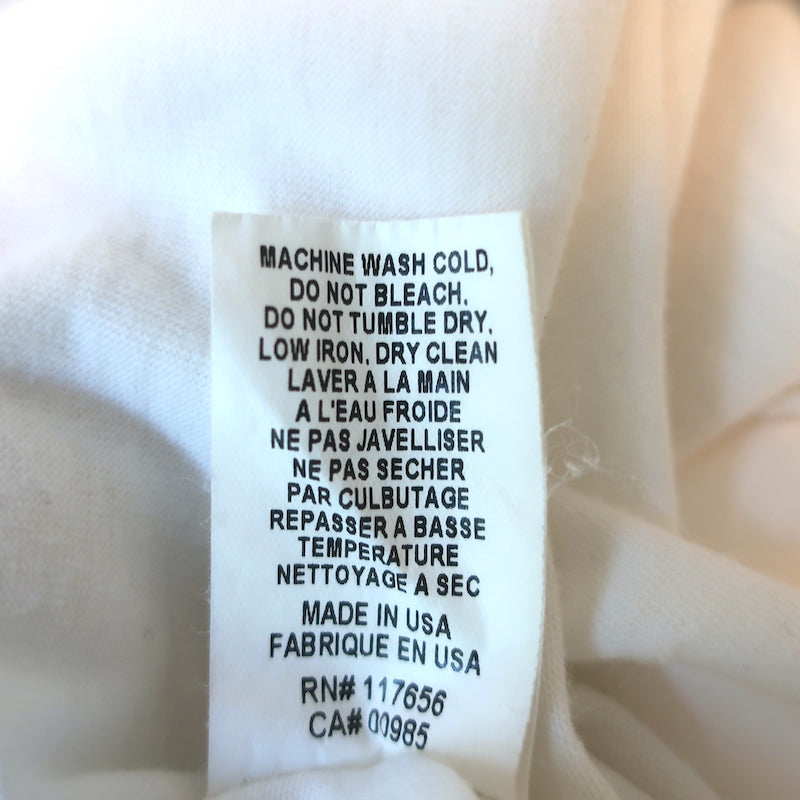 Thakoon Ruffled Lace-Hem Tank Top White Cotton Jersey Size Small
