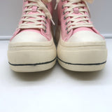 R13 Kurt Platform High Top Sneakers Pink Canvas Size 7