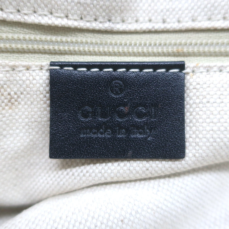 Gucci Sukey Medium Tote Black GG Canvas Shoulder Bag