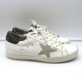 Golden Goose Superstar Sneakers White & Black Leather Size 40