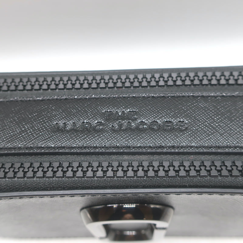 Marc Jacobs The Snapshot DTM Crossbody Camera Bag Black Saffiano Leather NEW
